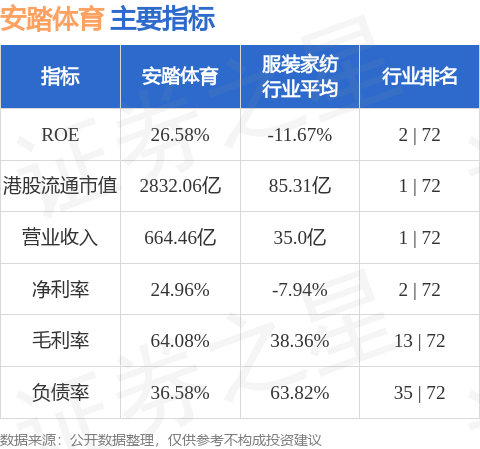 安踏体育股票投资视角及前景展望