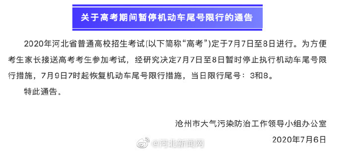 沧州市限行通告最新解读，观点阐述与分析
